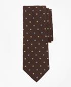 Brooks Brothers Men's Textured Ground Alternating Flower Tie