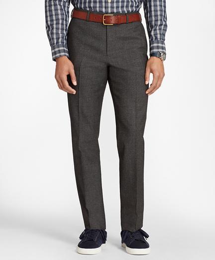 Brooks Brothers Tick-weave Wool-cotton Trousers