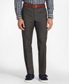 Brooks Brothers Tick-weave Wool-cotton Trousers