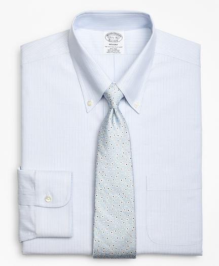 Brooks Brothers Brookscool Regent Fitted Dress Shirt, Non-iron Tonal Alternating Stripe