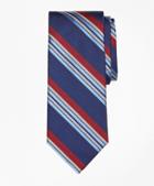 Brooks Brothers Multi-textured Sidewheeler Stripe Tie