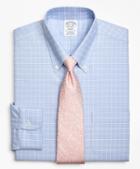 Brooks Brothers Brookscool Regent Fitted Dress Shirt, Non-iron Ground Check