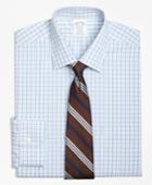 Brooks Brothers Men's Non-iron Slim Fit Split Check Dress Shirt