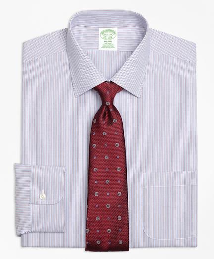 Brooks Brothers Non-iron Milano Fit Narrow Stripe Dress Shirt