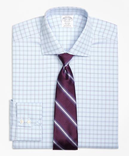 Brooks Brothers Regent Fitted Dress Shirt, Non-iron Alternating Tattersall