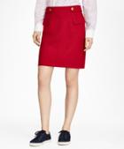 Brooks Brothers A-line Wool-blend Skirt