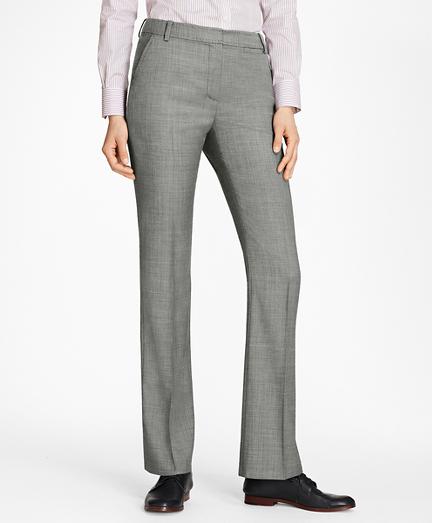 Brooks Brothers Sharkskin Stretch Wool Trousers