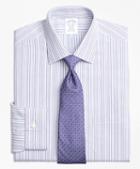 Brooks Brothers Non-iron Regent Fit Alternating Double Stripe Dress Shirt