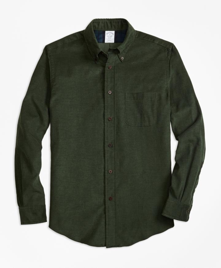 Brooks Brothers Men's Regent Fit Corduroy Sport Shirt
