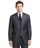 Brooks Brothers Regent Fit Saxxon Wool Light Blue Stripe 1818 Suit