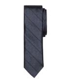 Brooks Brothers Melange Skinny Stripe Slim Tie