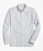 Brooks Brothers Stripe Oxford Cotton Sport Shirt
