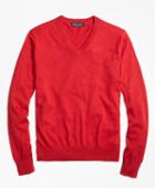 Brooks Brothers Supima Cotton V-neck Sweater
