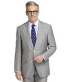 Brooks Brothers Men's Regent Fit Wool And Linen Striped Suit