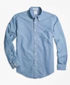 Brooks Brothers Men's Regent Fit Indigo Dyed Sport Shirt