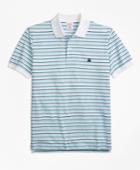 Brooks Brothers Men's Original Fit Supima Oxford Stripe Polo Shirt