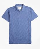 Brooks Brothers Men's Ditsy-print Cotton Jersey Polo Shirt