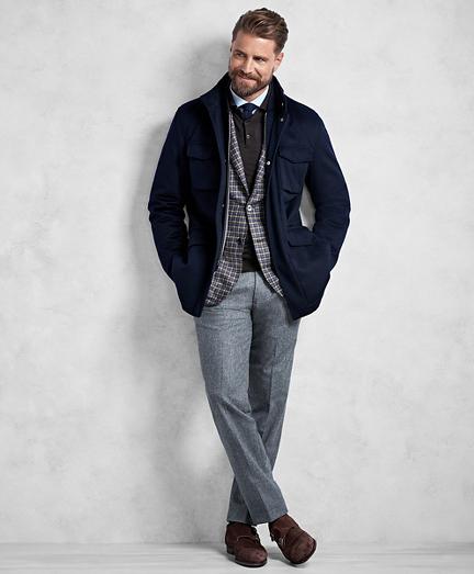 Brooks Brothers Golden Fleece Brookstech Wool Traveler Jacket