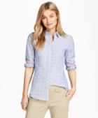 Brooks Brothers Floral Dobby Cotton Shirt