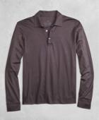 Brooks Brothers Men's Golden Fleece Pique Knit Long-sleeve Polo Shirt