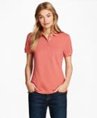 Brooks Brothers Women's Garment-dyed Pique Polo