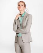Brooks Brothers Women's Stretch-wool Peak Lapel Jacket