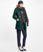 Brooks Brothers Women's Wool Double-faced Toggle Coat