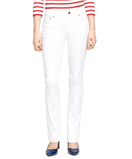 Brooks Brothers Natalie Fit Five-pocket Cotton Pants