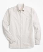 Brooks Brothers Alternating-stripe Supima Cotton Oxford Sport Shirt