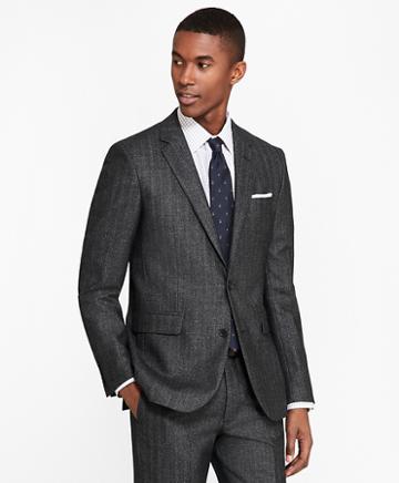 Brooks Brothers Milano Fit Herringbone 1818 Suit
