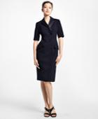 Brooks Brothers Women's Double-breasted Tuxedo Dress