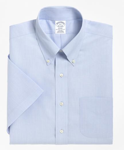Brooks Brothers Non-iron Regent Fit Short-sleeve Dress Shirt
