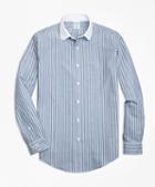 Brooks Brothers Regent Fit Heathered Stripe Sport Shirt