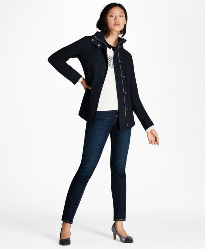 Brooks Brothers Women's Water-repellent Poplin Jacket