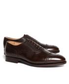 Brooks Brothers Peal & Co. Pebble Leather Perforated Captoes