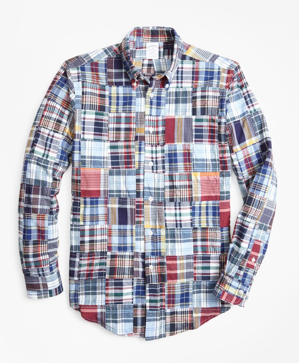 brooks brothers madras shirt