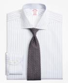 Brooks Brothers Men's Regular Fit Classic-fit Dress Shirt, Non-iron Framed Music Stripe