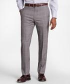 Brooks Brothers Brooksgate Regent-fit Windowpane Wool Suit Pants