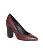 Brooks Brothers Stacked Heel Pumps