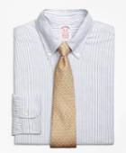 Brooks Brothers Men's Original Polo Button-down Oxford Relaxed Fit Dress Shirt, Bengal Stripe
