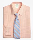 Brooks Brothers Men's Extra Slim Fit Slim-fit Dress Shirt, Non-iron Tonal Sidewheeler Check