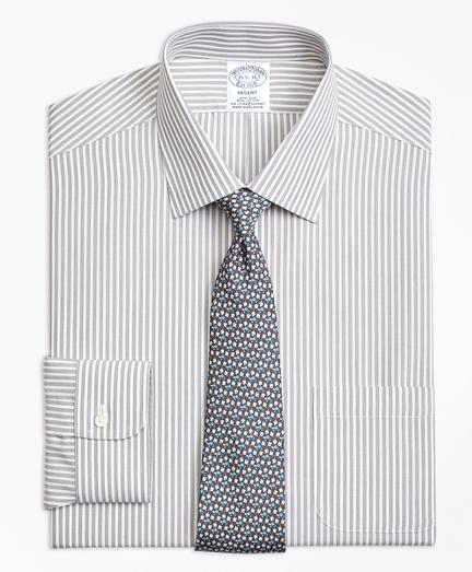 Brooks Brothers Stretch Regent Fitted Dress Shirt, Non-iron Music Stripe