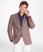 Brooks Brothers Regent Fit Rust With Tan Check Sport Coat
