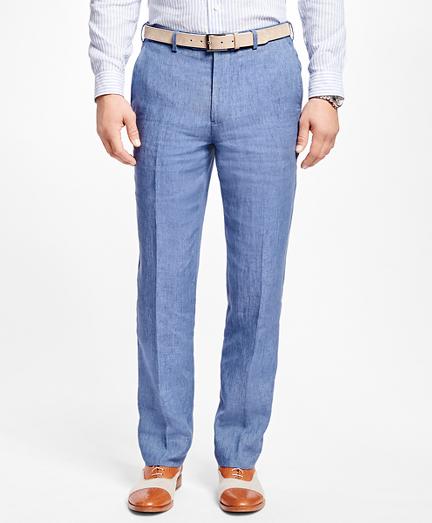 Brooks Brothers Fitzgerald Fit Linen Trousers