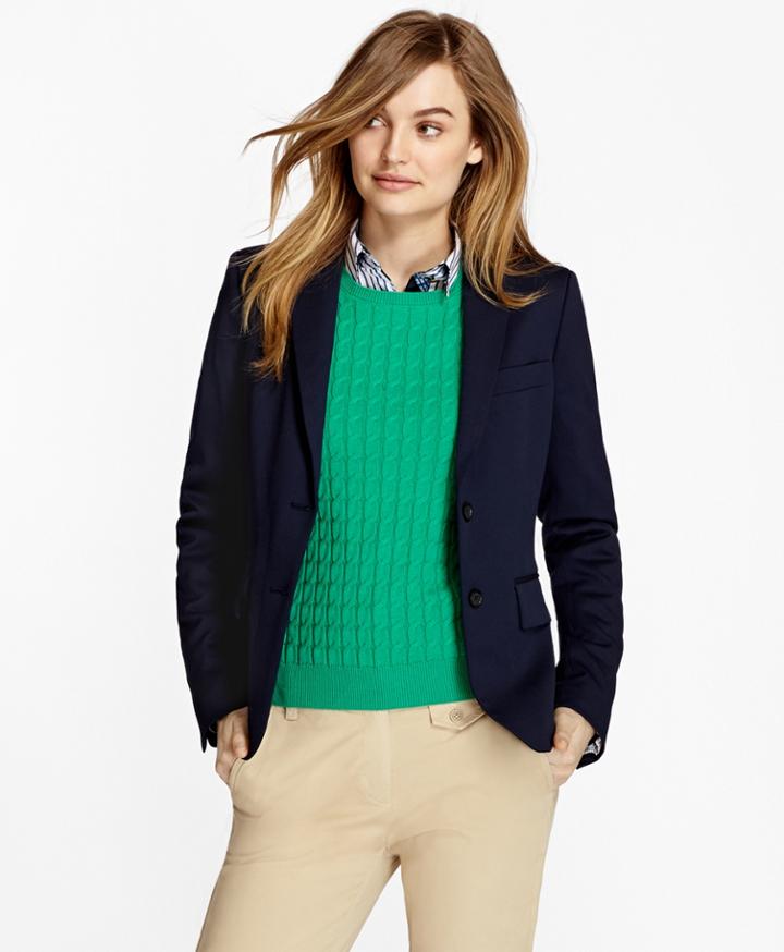 Brooks Brothers Women's Stretch Wool Blazer