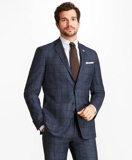 Brooks Brothers Regent Fit Brookscloud Windowpane 1818 Suit