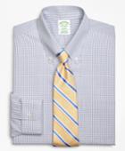 Brooks Brothers Men's Extra Slim Fit Slim-fit Dress Shirt, Non-iron Double Mini-windowpane