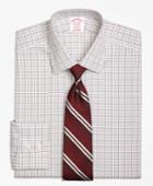 Brooks Brothers Men's Regular Fit Classic-fit Dress Shirt, Non-iron Twin Check