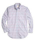 Brooks Brothers Golden Fleece Regent Fit Bold Windowpane Sport Shirt