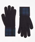 Brooks Brothers Black Watch Tartan Gloves